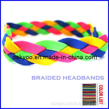 Braided Hair Bands Head Mini Grippy Sweaty Non Slip Sports Softball Run Headbands